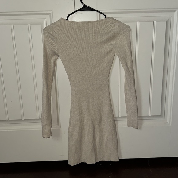 Wilfred Free Cut-Out Knit Longsleeve Mini Dress - Picture 5 of 7